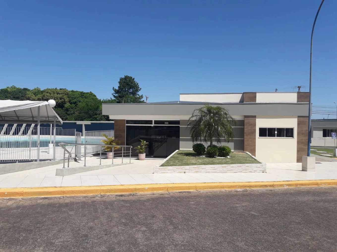 Vista geral da frente aquarius
